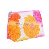 Wholesale Printed Canvas Cosmetic Bag With Zipper thumbnail-2
