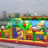 PVC Tarpaulin suitable on Square inflatable giant cartoon fun city