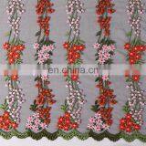 Custom Colorful Embroidery Lace Fabric for Dress QX-06 thumbnail-2