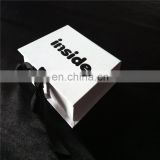 Best sale white color custom logo printed jewelry box