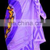 Promotional 100% Cotton Printed Pareo / Sarong for Beach & Pool Party thumbnail-3