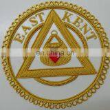 EST KENT MASONIC BADGE BULLION EMBROIDERY / Quality Bullion Wire Embroidery thumbnail-1