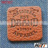 Custom Embossed Logo Charming New Fashion Denim Leather Patch