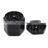 New Hexagonal Smoke Grinder 4 Layers 58mm Rainbow Zinc Alloy Tobacco Grinder Metal Smoke Grinder thumbnail-3