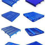 Various iron and steel pallets