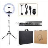 Camera Selfie Circle Dimmable Photographic Video Lights With Tripod Stand Led Ring Lamp thumbnail-1