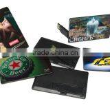 Custom Cheap Double Printing Gift Credit Card USB /usb Card /business Card Flash Drive Stick With Custom Logo