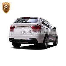 Fiber Glass Front Bumper Side Skirts Wheel Eyebrow Fit for BNW X3 E83 Modification Mtech Style Body Kit thumbnail-2