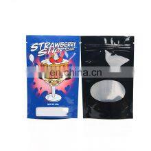 Food Grade Moisture Proof Edibles Gummy Packaging Custom 3.5g Cookie Mylar Bag Stickers Custom Logo thumbnail-2