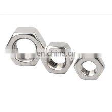 8#32UNC High quality and low price wholesale 304 Stainless steel inch hex nuts American system hex nut