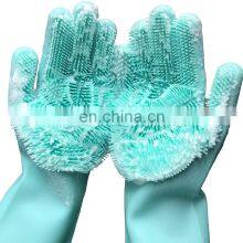 Silicone Gloves for Dish Washing Waterproof Silicone Kitchen BBQ Gloves Silicone Washingdish Gloves thumbnail-5