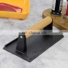 High Quality Meat Press With Wooden Handle thumbnail-5