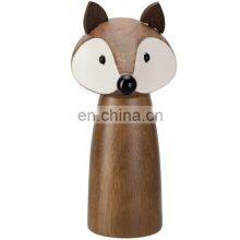 2021 Best Quality Custom Logo New Design Mini Acacia Wooden Salt Pepper Grinders thumbnail-5