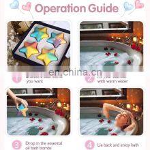High Productivity New Star Shaped Colorful Oil Aroma Custom Shower Steamers Organic thumbnail-4