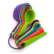 12pieces Set of Color Plastic Measuring Spoon and Measuring Cup Combination Measuring Set thumbnail-2