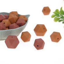 Teeth Food Grade Round Silicone Polygon Beads thumbnail-2