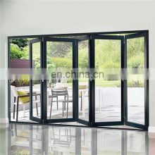 Modern fronts patio entry sliding glass for home aluminum folding accordion door
