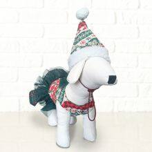 Christmas Pet Dress/ Green Dog Clothes/ Green Red Skirt/ Family Pet Dress/ Hot Sale Dog Clothes/ thumbnail-2
