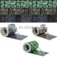 19 cm * 35 m grüne und graue Sichtschutzstreifen aus PVC, Rollen für Gartenzäune zur Privatsphäre thumbnail-5