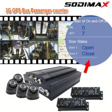 4 Channel Realtime Video System Bus People Counter 3G 4G Vehicle GPS Tracking Passenger Counting