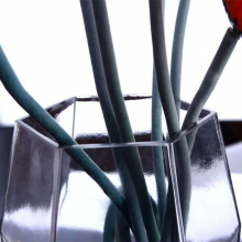 Luxury Centerpiece Glass & Crystal Vase Flower Home Decor Glass Flower Vase thumbnail-5