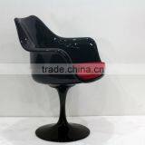 Replica Classic Fiberglass Tulip Armchair With Fabric Cushion by Eero Saarinen thumbnail-3