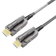 CRS-PlugNView-H Armored 8K Fiber Optic HDMI 2.1 AOC-Active Optical Cable-Armored@60Hz 48Gbps