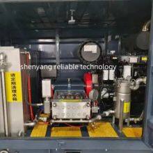 Máquina de inyección de agua de ultra alta presión de 15kpsi 1000bar en nuevo estado, limpiador hidráulico para limpieza con agua fría thumbnail-4