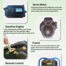 Overgrown Fields Vegetation Reclamation MTSK1000 Remotely Controlled Multi-functional Flail Mower thumbnail-5