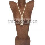 Luxury Suede Necklace Display Bust ,suede Necklace Display Stand ,necklace Display Statues for Jewelry Shop Decoration and Show thumbnail-3