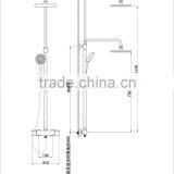 Top Shower, Hand Shower Thermostatic Bathroom Shower Faucet Set thumbnail-3