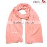 Fashion Trend All-match Autumn Winter Warm Soft Acrylic Baby Kids Boys Girls Solid Plain Scarf thumbnail-3