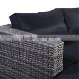 Garden Classic New Model Living Room Sofa Furniture Sets New Design Wicker Outdoor Rattan Sofa thumbnail-4
