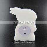 2016 New ABS Rabbit Shape Room Thermometer Temperature Displayer LED Color Changing Night Light Lamp for Babies Kids Children thumbnail-4
