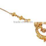 Indian Traditional Gold Plated Maang Tikka For Women thumbnail-3
