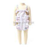 High Quality Wholesale Infant Sleeveless Cotton Cute Ruffle Dressy Baby Rompers thumbnail-1