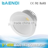 3 year warranty 40W rotatable led COB downlight for commercial lighting