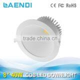 3 Year Warranty 40W Rotatable Led COB Downlight for Commercial Lighting