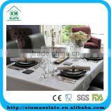 Natural Heart Black Slate Plate With Engraved Logo Disposable Black Slate Food Serving Plate Black Natural Slate Stone Plate thumbnail-1