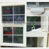 Plastic American Lifting Window Material and Horizontal Opening Pattern Pvc Double Window thumbnail-6