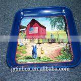 Tin Serving Tray High Quality Rectangular Fruit Tin Tray thumbnail-6