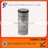 Promotional First Grade Round Perfume Packing Tin Box