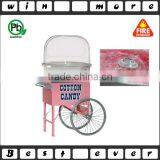 Hot Selling Cotton Candy Machine, Industrial Machine for Cotton Candy With Cart thumbnail-1