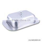 Stainless Steel Plastic Lid and Butter Dish thumbnail-3