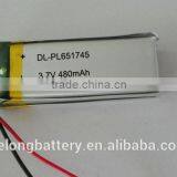 3.7v 480 Mah High Temperature li Ion Polymer Battery China Manufacturer