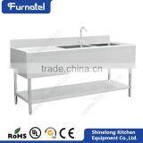 China Supplier Furnotal Cheap Kitchen Small Stainless Steel Sink thumbnail-1