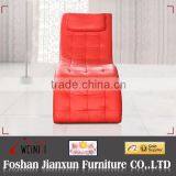 F024 White Leisure Chair Modern Leisure Chair White Leather Chair thumbnail-3
