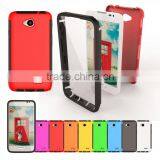 2 in 1 Hybrid Touch Screen Full Protective Case For LG L70 thumbnail-1