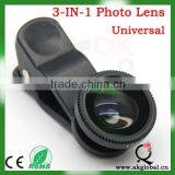 Fisheye+macrol +wide Angle Lens Mobile Phone Lens for Iphone thumbnail-1