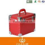 Pink Empty Locking Aluminum Carry Case Rivet Aluminum Travel Case thumbnail-1